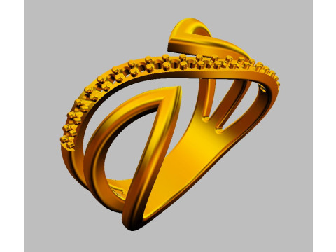 Diamond Ring 3Dプリントモデル