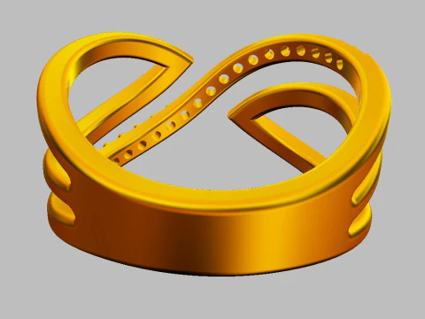 Diamond Ring 3D Print Model