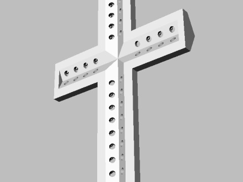 Diamond Cross Pendant 3D print model 3D Print Model