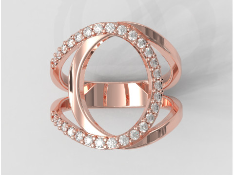 Dimaond Ring 3D Принт Модель