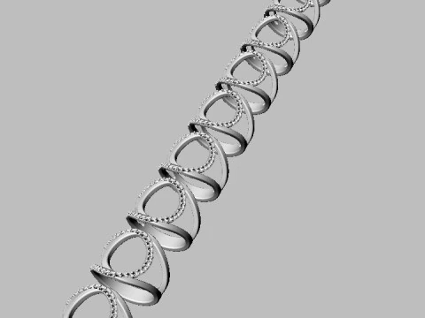 Anel de diamante Modelo de Impressão 3D