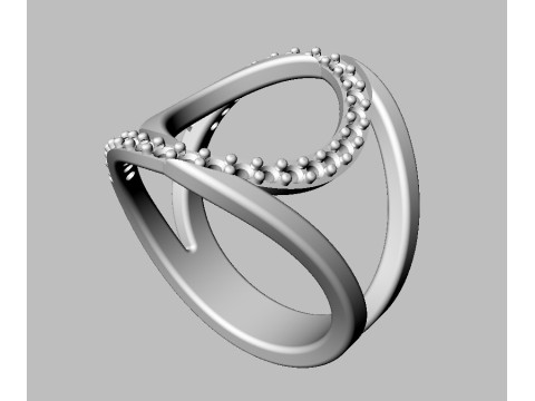 Dimaond Ring 3D Принт Модель