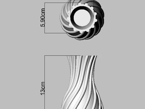 Decorative Vase 3D Print Model