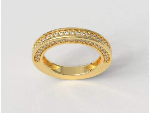 Diamond Half Band Modelo de impresión 3D