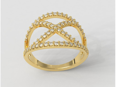 Diamond Ring Model Cetak 3D