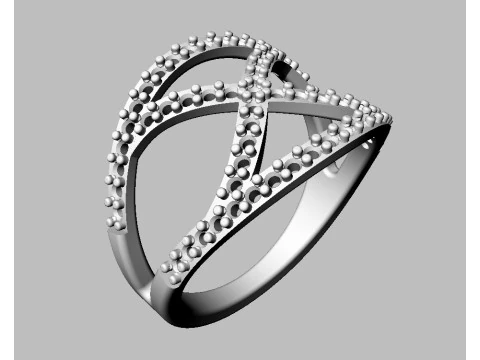 Diamond Ring 3D Print Model
