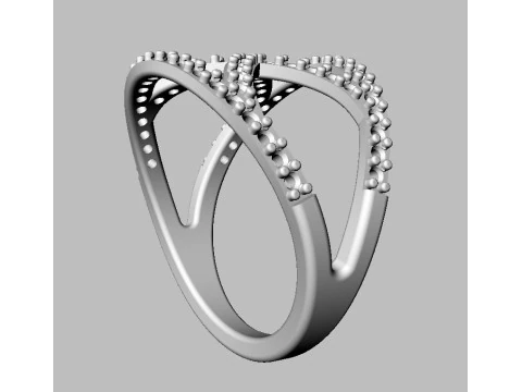 Diamond Ring 3D Print Model