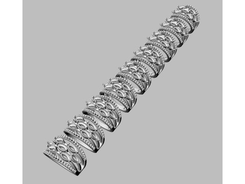 Marquise Gemstone Ring Modelo de Impressão 3D
