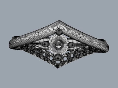 35mm Diamond Engagement Ring 3D Print Model