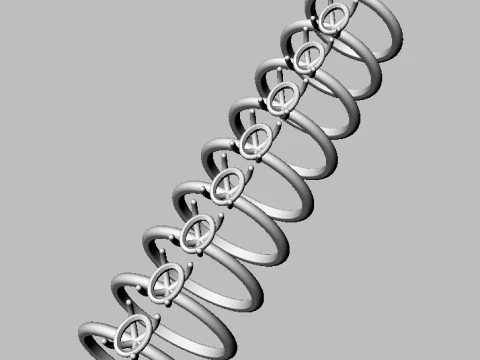 Oval Solitaire Ring 3D Print Model