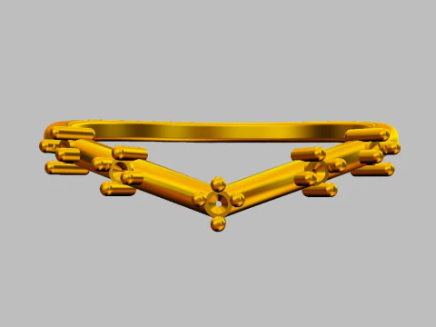 Diamond Ring 3D Print Model