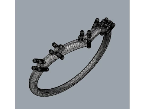 Diamond Ring 3D Print Model