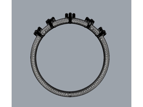Diamond Ring Modello di stampa 3D