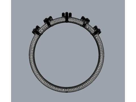 Diamond Ring 3D Print Model