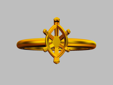 8mm x 5mm Marquise Gemstone Classic Ring 3D Print Model