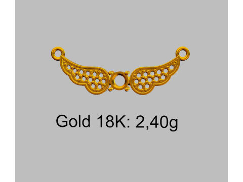 Diamond Wings Necklace 3D 打印模型