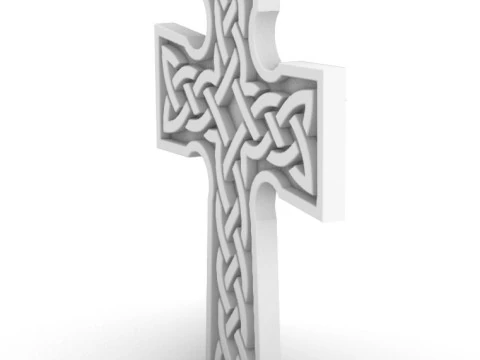 Celtic Knot Cross Pendant 3D Print Model