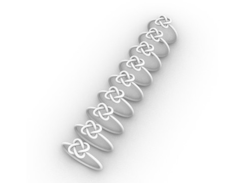 Celtic Knot Ring 3Dプリントモデル