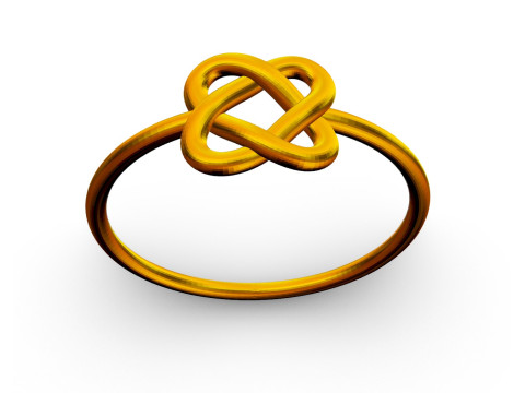 Celtic Knot Ring 3Dプリントモデル
