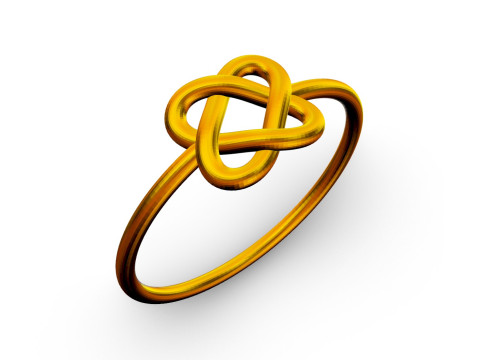 Celtic Knot Ring 3Dプリントモデル