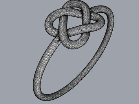 Celtic Knot Ring 3Dプリントモデル