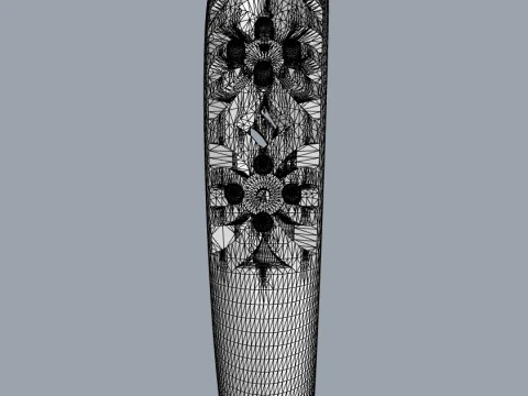 Openwork Diamond Ring 3D Print Model