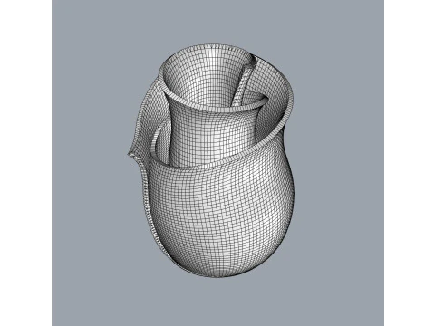 Flower Vase 3D Print Model