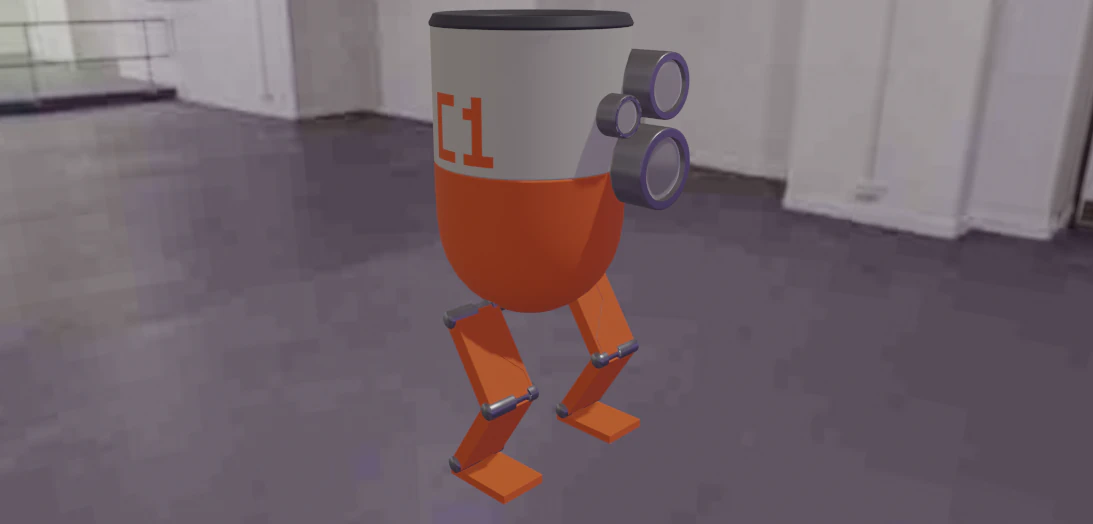 Coffee bot 3D 3D Model .c4d .max .obj .3ds .fbx .stl .blend 