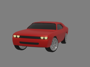 Dodge Challenger Hellcat SRT 2015 3Dモデル