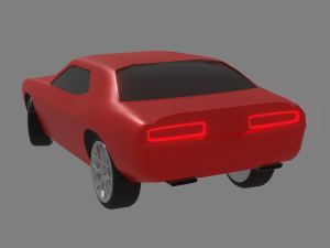 Dodge Challenger Hellcat SRT 2015 Model 3D