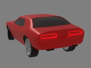 Dodge Challenger Hellcat SRT 2015 3D Model