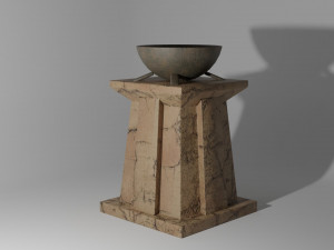 3D Ancient Egyptian Brazier model 3D मॉडल