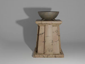3D Ancient Egyptian Brazier model 3D Model