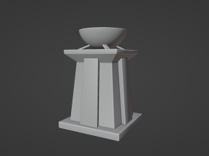 3D Ancient Egyptian Brazier model 3D मॉडल