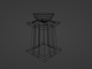 3D Ancient Egyptian Brazier model 3D मॉडल