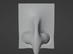 Stylized Nose pack 3D Model