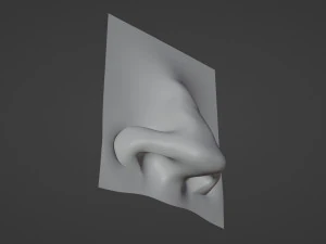 Stylized Nose pack 3D Model