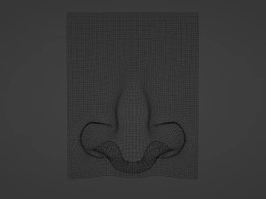 Stylized Nose pack 3D Model