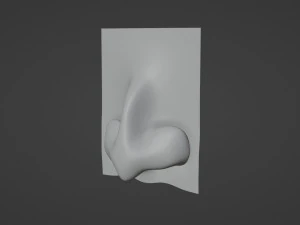 Stylized Nose pack 3D Model