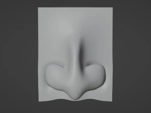 Stylized Nose pack 3D Model