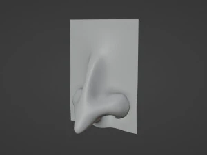 Stylized Nose pack 3D Model