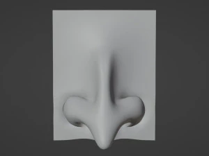Stylized Nose pack 3D Model