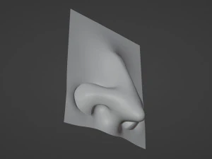 Stylized Nose pack 3D Model
