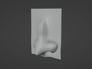 Stylized Nose pack 3D Model