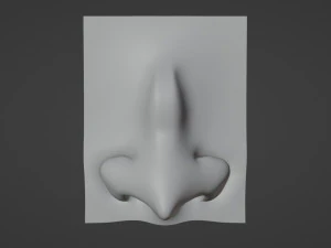 Stylized Nose pack 3D Model