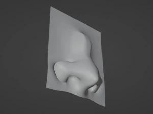 Stylized Nose pack 3D Model