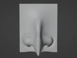 Stylized Nose pack 3D Model