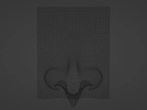 Stylized Nose pack 3D Model