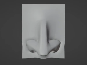 Stylized Nose pack 3D Model