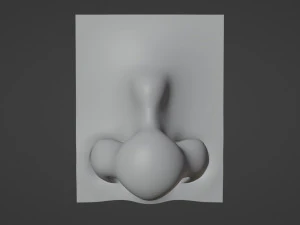 Stylized Nose pack 3D Model